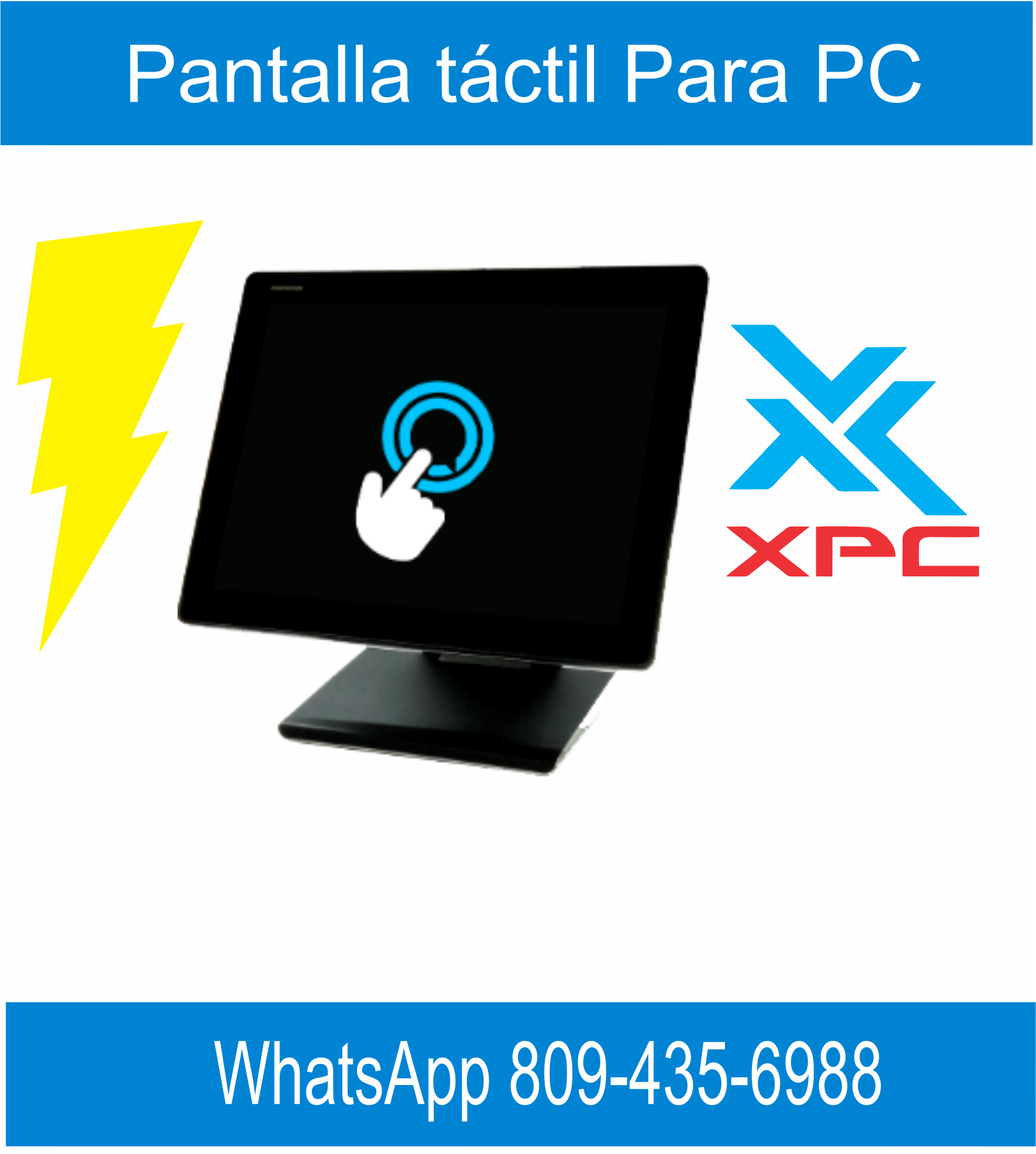 pantalla tactil para computadora